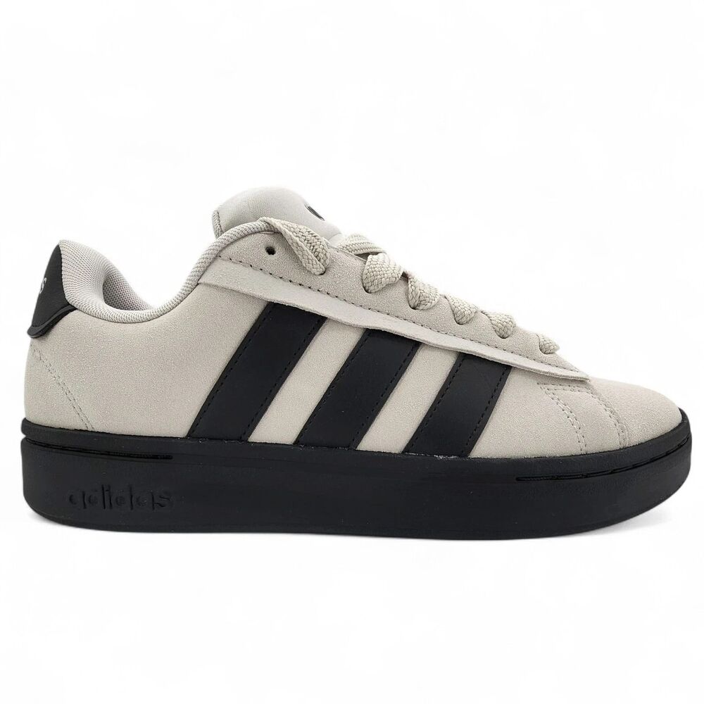 Adidas Grand Court Alpha 00s Tennis Shoe Mens 10 Grey Black Sneaker NEW in Box